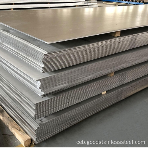 Init nga gilukot nga stainless steel plate